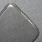 Samsung Galaxy A3 2017 (A320) skaidrus (permatomas) kieto silikono TPU ploniausias pasaulyje pilkas dėklas