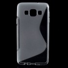 Samsung Galaxy A3 skaidrus (permatomas) kieto silikono TPU dėklas - nugarėlė