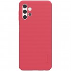 Samsung Galaxy A32 5G „Nillkin“ Frosted Shield raudonas plastikinis dėklas, nugarėlė