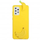 Samsung Galaxy A33 5G (SM-A336E) „Squezy“ Banana kieto silikono TPU geltonas dėklas - nugarėlė