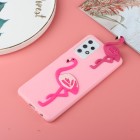 Samsung Galaxy A33 5G (SM-A336E) „Squezy“ Flamingo kieto silikono TPU rožinis dėklas - nugarėlė