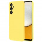 Samsung Galaxy A34 5G (SM-A346E) Shell kieto silikono (TPU) dėklas geltonas - nugarėlė