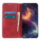 Samsung Galaxy A34 5G (SM-A346E) „Split“ raudonas odinis atverčiamas dėklas - knygutė