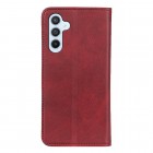 Samsung Galaxy A34 5G (SM-A346E) „Split“ raudonas odinis atverčiamas dėklas - knygutė