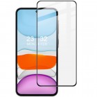 Samsung Galaxy A55, A35 „Imak“ Tempered Glass sustiprintos apsaugos juodas pilnai dengiantis apsauginis ekrano stiklas 0,2 mm