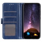 Samsung Galaxy A36 Binfen atverčiamas mėlynas odinis dėklas - piniginė
