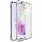 Samsung Galaxy A36 "Imak" sustiprintos apsaugos kieto silikono TPU airbag skaidrus, permatomas dėklas - nugarėlė