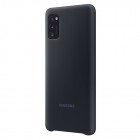 Samsung Galaxy A41 (A415F) „Samsung“ Silicone Cover kieto silikono juodas dėklas