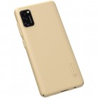 Samsung Galaxy A41 „Nillkin“ Frosted Shield auksinis plastikinis dėklas, nugarėlė