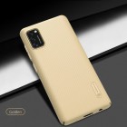 Samsung Galaxy A41 „Nillkin“ Frosted Shield auksinis plastikinis dėklas, nugarėlė