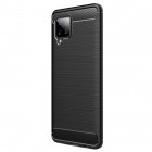 Samsung Galaxy A42 5G Carbon kieto silikono TPU juodas dėklas - nugarėlė