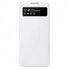 Samsung Galaxy A42 5G originalus S View Wallet Cover atverčiamas baltas dėklas - knygutė