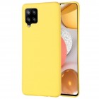 Samsung Galaxy A42 5G Shell kieto silikono TPU geltonas dėklas - nugarėlė