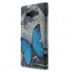 „Butterfly“ Samsung Galaxy A5 (A500F) spalvotas odinis dėklas
