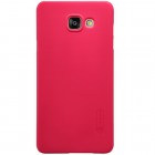 Samsung Galaxy J5 Nillkin Frosted Shield raudonas plastikinis dėklas + apsauginė ekrano plėvelė