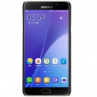 Samsung Galaxy A5 (2016) A510 Nillkin Frosted Shield juodas plastikinis dėklas + apsauginė ekrano plėvelė