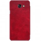 Prabangus „Nillkin“ Qin serijos raudonas odinis atverčiamas Samsung Galaxy A5 (2016) A510 dėklas - knygutė