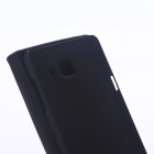 Samsung Galaxy A5 2016 (A510F) atverčiamas juodas odinis retro dėklas - piniginė