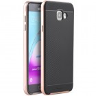 Samsung Galaxy A5 (2016) A510 „IPAKY“ kieto silikono TPU juodas (rožiniais apvadais) dėklas - nugarėlė