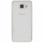 Samsung Galaxy A5 2016 (A510) silikoninis skaidrus TPU sidabrinis dėklas