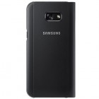 Samsung Galaxy A5 (2017) A520 originalus S View Cover atverčiamas juodas dėklas su langeliu