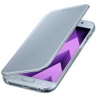 Samsung Galaxy A5 2016 (A520) originalus Clear View Cover atverčiamas sidabrinis dėklas
