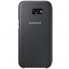 Samsung Galaxy A5 (2017) A520 originalus Neon Flip Cover EF-FA520 atverčiamas juodas odinis dėklas - piniginė