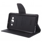 „Mercury“ Fancy Samsung Galaxy A5 (A500F) juodas odinis dėklas