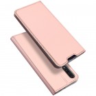 „Dux Ducis“ Skin serijos Samsung Galaxy A50 A505F (A50s A507F, A30s A307F) rožinis odinis atverčiamas dėkla