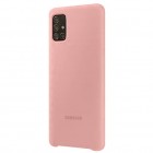 Samsung Galaxy A51 (A515) „Samsung“ Silicone Cover kieto silikono rožinis dėklas