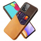 „KSQ“ Shell Samsung Galaxy A52 5G (A526B, A525F) rudas odinis dėklas - nugarėlė su kišenėle kortelėms