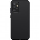 Samsung Galaxy A52 5G (A526B) "Nillkin" Flex Liquid Silicone juodas dėklas - nugarėlė