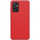 Samsung Galaxy A52 5G (A526B) "Nillkin" Flex Liquid Silicone raudonas dėklas - nugarėlė