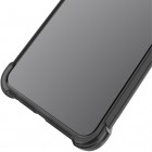 Samsung Galaxy A53 5G (SM-A536B) Imak sustiprintos apsaugos kieto silikono pilkas TPU skaidrus dėklas - nugarėlė + apsauginė ekrano plėvelė