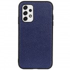 „Deluxe Leather“ Samsung Galaxy A53 5G (SM-A536B) mėlynas odinis dėklas