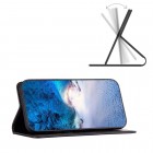 Samsung Galaxy A53 5G (SM-A536B) Binfen atverčiamas juodas odinis dėklas - piniginė