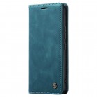 Samsung Galaxy A54 (SM-A546B) CaseMe Retro solidus atverčiamas žalias odinis dėklas - knygutė