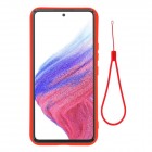 Samsung Galaxy A54 (SM-A546B) Shell kieto silikono (TPU) dėklas raudonas - nugarėlė