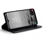 Samsung Galaxy A54 (SM-A546B) „CaseMe“ Leather solidus atverčiamas juodas odinis dėklas - knygutė