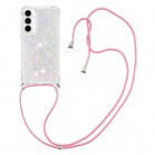 Samsung Galaxy A55 5G (SM-A556) „Strap“ Shine kieto silikono TPU skaidrus dėklas - nugarėlė