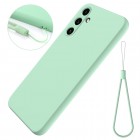 Samsung Galaxy A55 5G (SM-A556E) Shell kieto silikono (TPU) dėklas žalias - nugarėlė