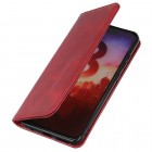 Samsung Galaxy A55 5G (SM-A556) „Split“ raudonas odinis atverčiamas dėklas - knygutė