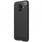 Samsung Galaxy A6 2018 (A600F) kieto silikono TPU juodas dėklas - nugarėlė