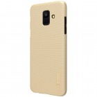 Nillkin Frosted Shield Samsung Galaxy A6 2018 (A600F) auksinis plastikinis dėklas
