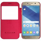Prabangus „Nillkin“ Qin serijos raudonas odinis atverčiamas Samsung Galaxy A7 (2017) A720 dėklas - knygutė