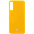Samsung Galaxy A7 2018 (A750) Mercury geltonas kieto silikono (TPU) dėklas