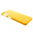 Samsung Galaxy A7 2018 (A750) Mercury geltonas kieto silikono (TPU) dėklas