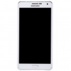 Samsung Galaxy A7 Nillkin Frosted Shield baltas plastikinis dėklas + apsauginė ekrano plėvelė