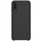 Samsung Galaxy A70 (A705F) kieto silikono TPU juodas dėklas - nugarėlė