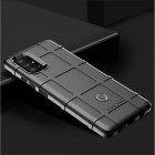 Samsung Galaxy A71 (5G) „Stiff“ kieto silikono TPU juodas dėklas - nugarėlė